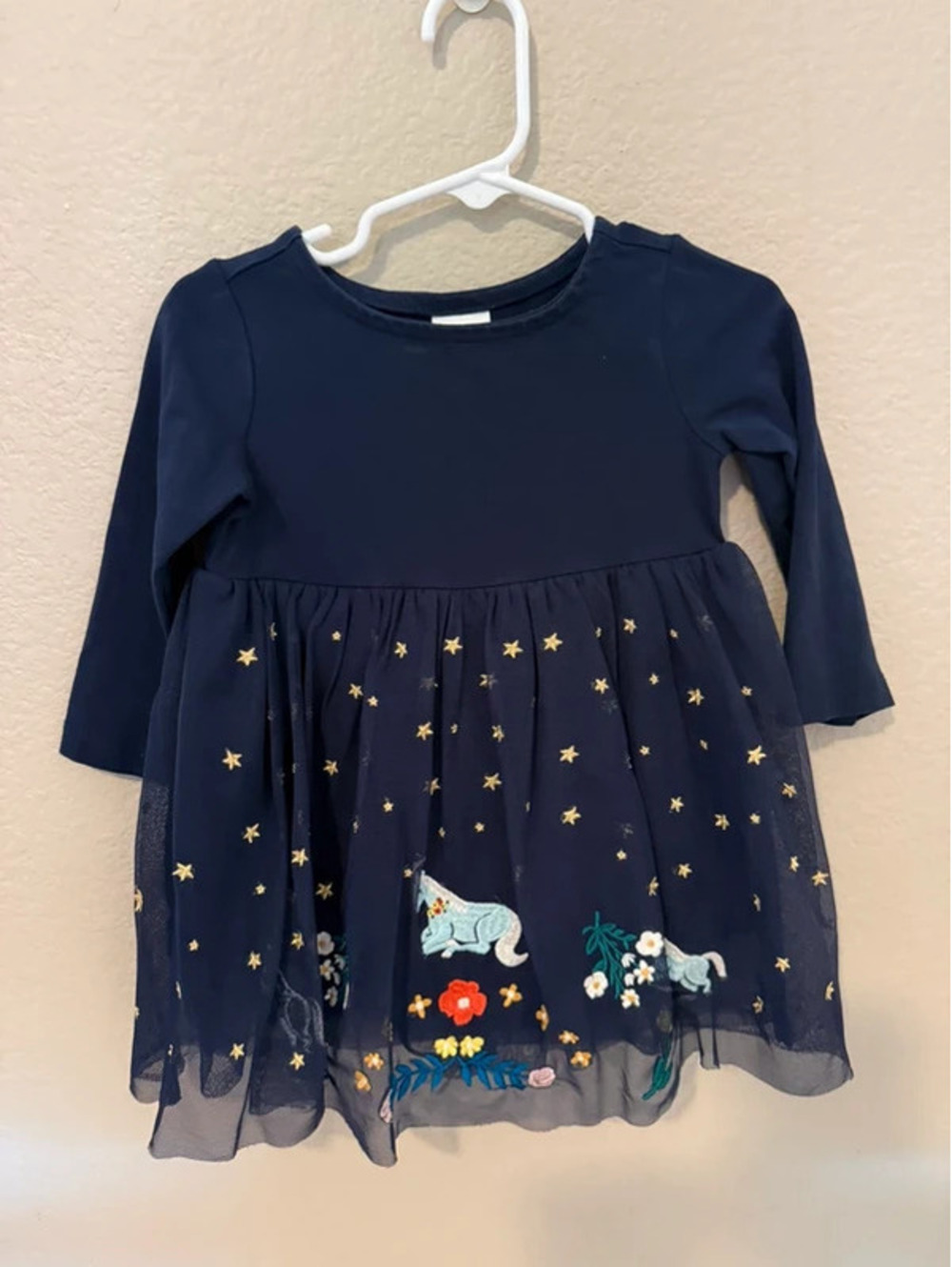 Hanna Andersson 18-24m embroidered dress